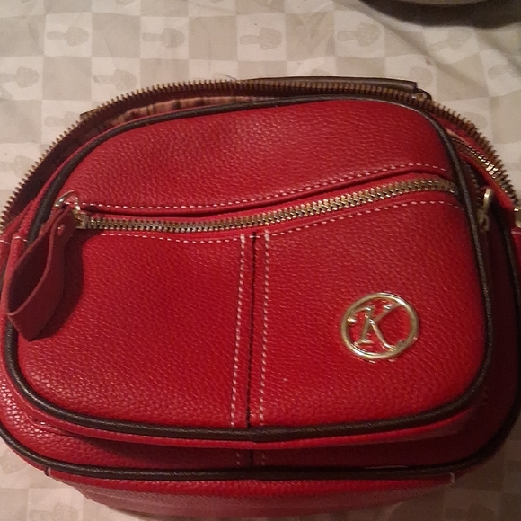 Handbags - Red Leather Women Bag